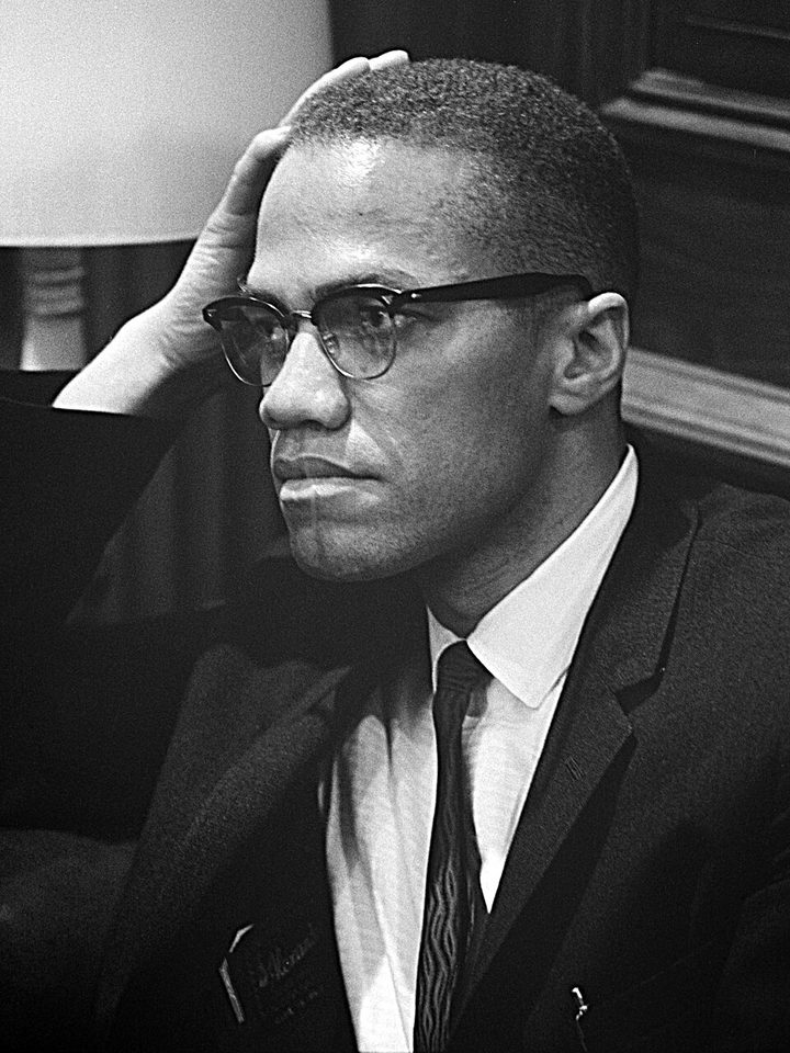 Malcolm X at the United States Capitol on March 26, 1964, photographed by Marion S. Trikosko for U.S. News and World Report. Library of Congress.